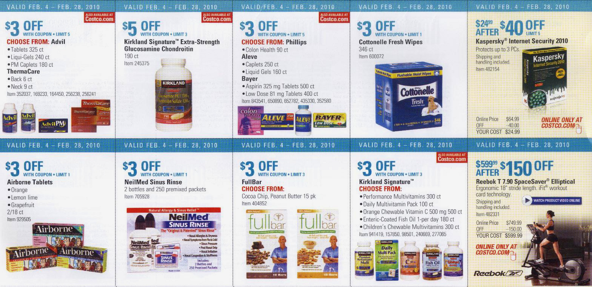 Coupon book full size page ->9<-