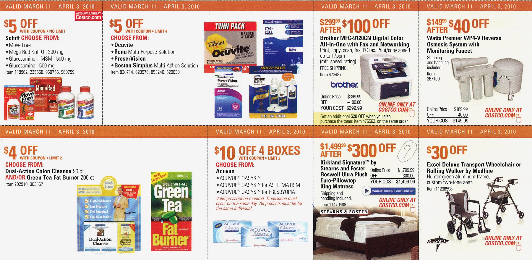Coupon book full size page ->9<-