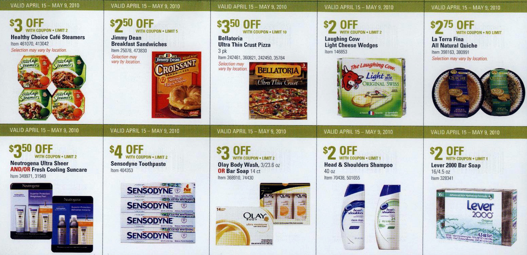 Coupon book full size page ->4<-