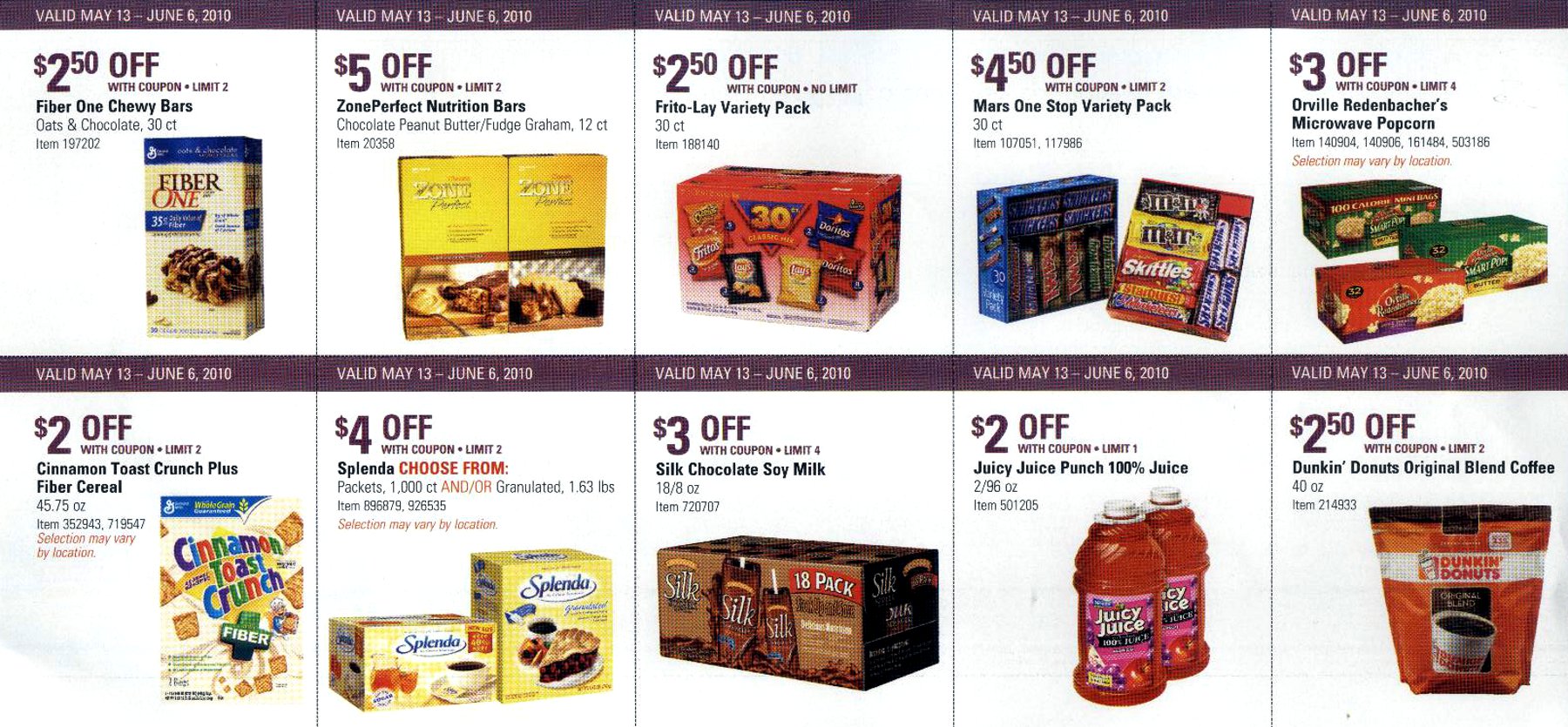 Coupon book full size page ->2<-