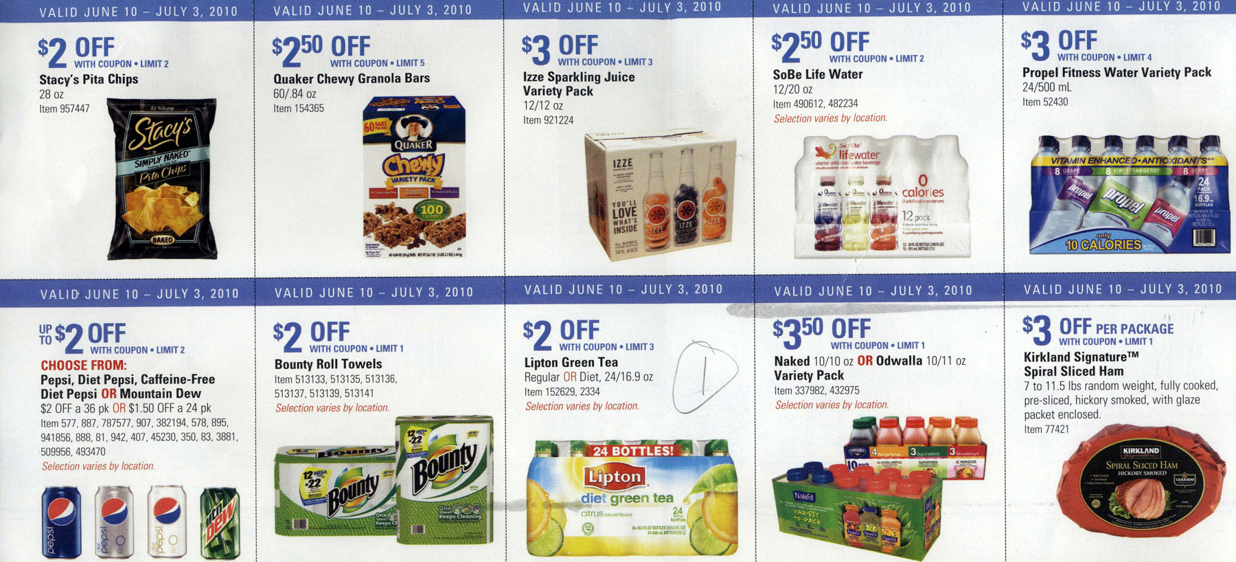 Coupon book full size page ->1<-