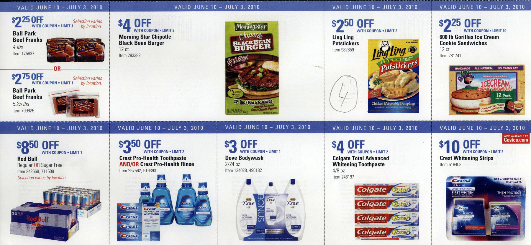 Coupon book full size page ->4<-