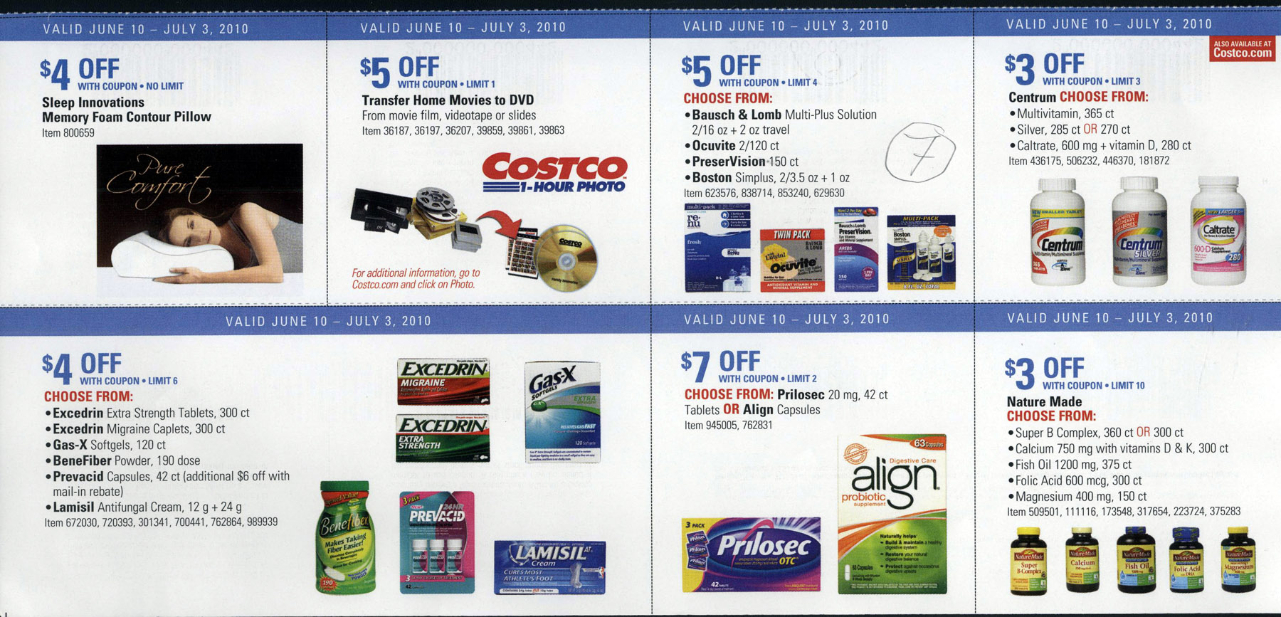 Coupon book full size page ->7<-