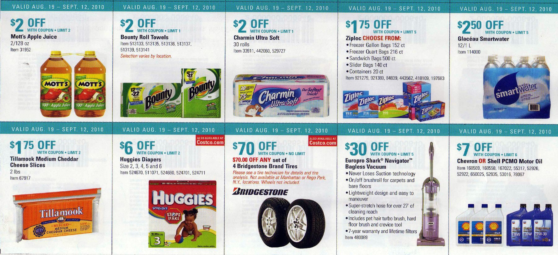 Coupon book full size page -> 1 <-