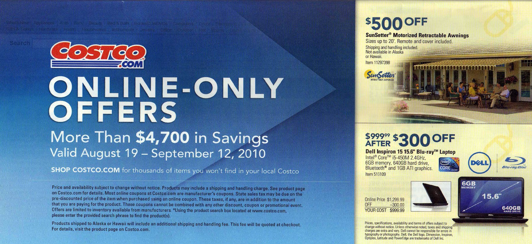 Coupon book full size page -> 10 <-