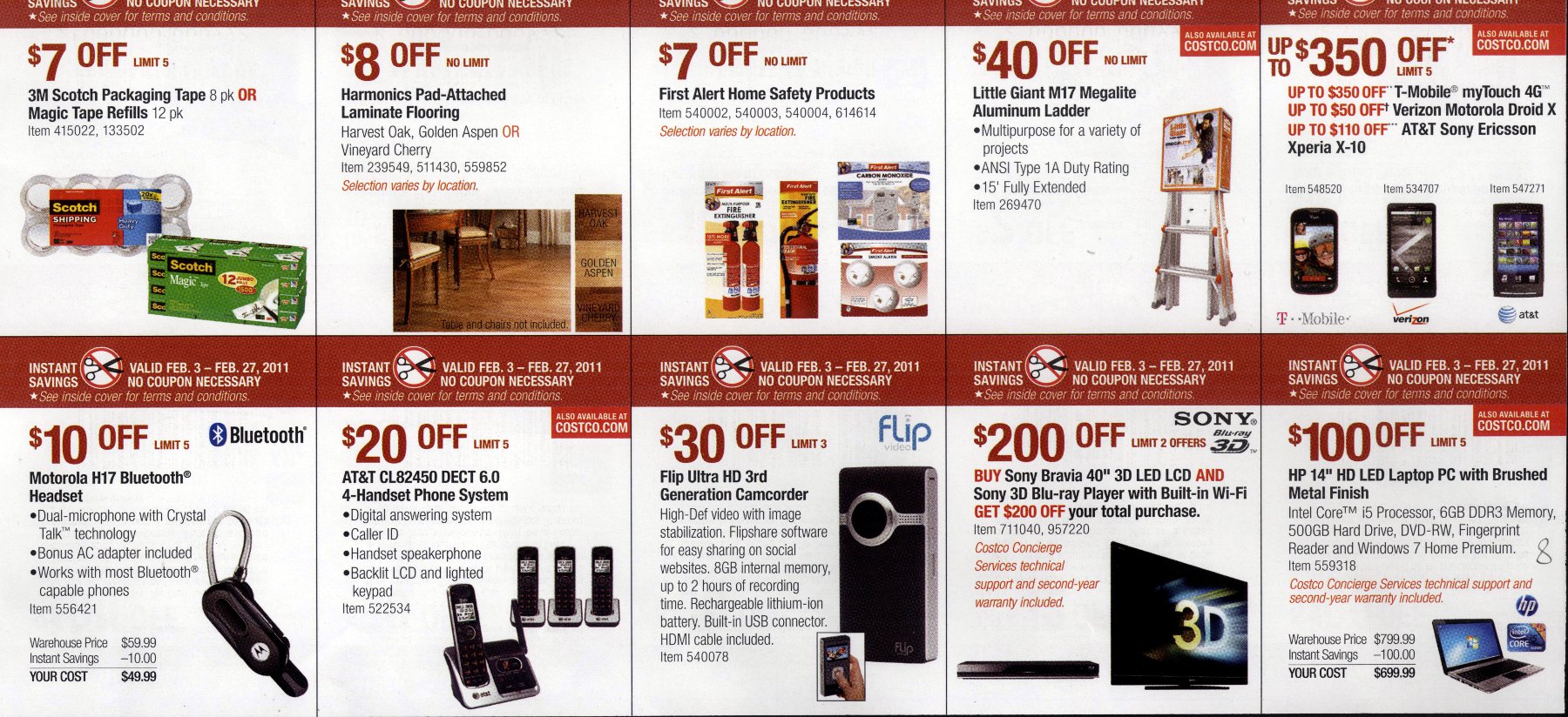 Coupon book full size page -> 8 <-