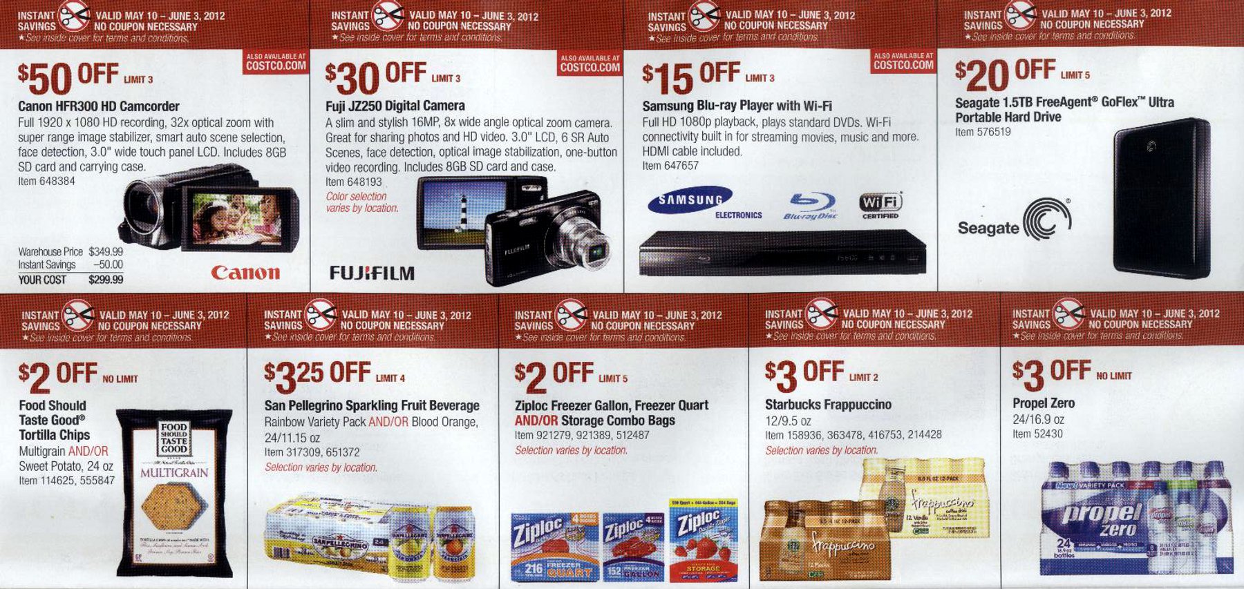 Coupon book full size page -> 2 <-