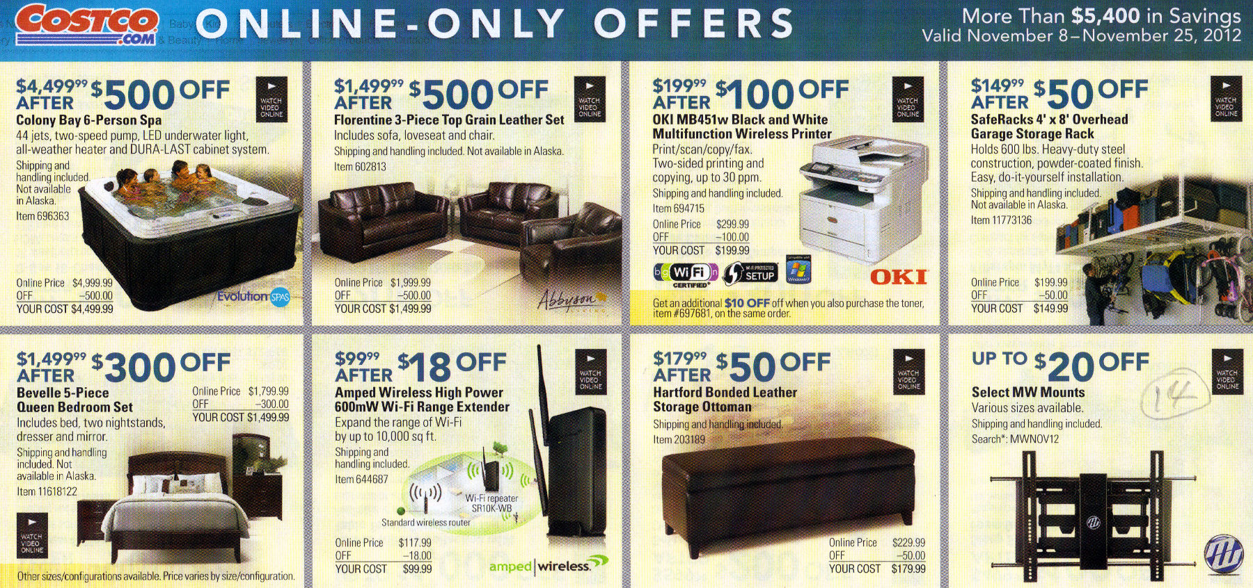 Coupon book full size page -> 14 <-