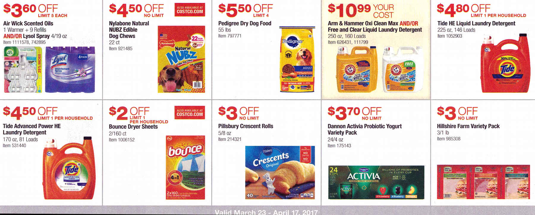 Coupon book full size page -> 10 <-