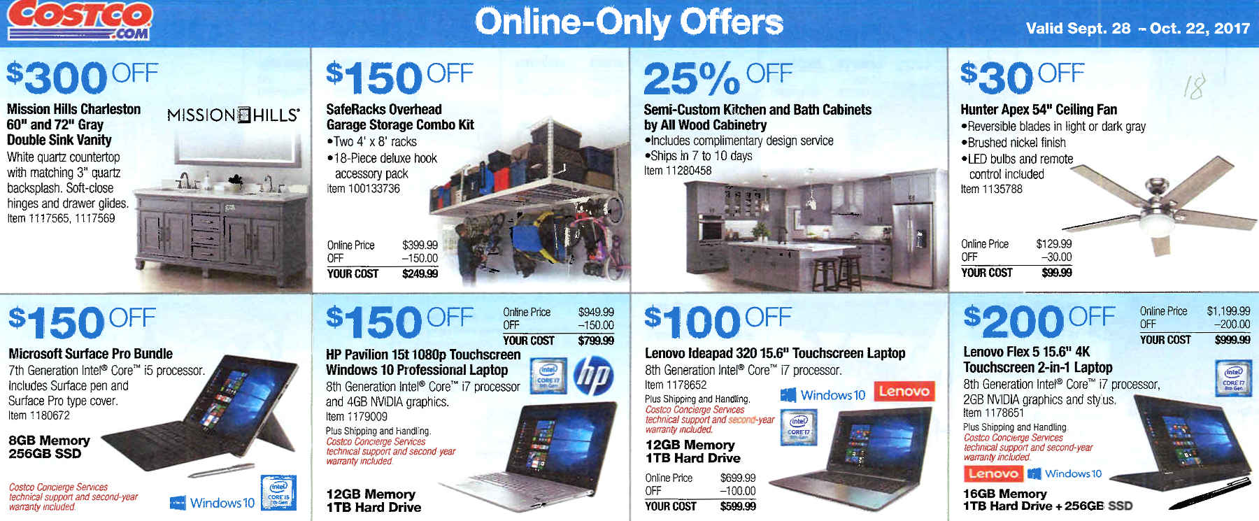 Coupon book full size page -> 18 <-
